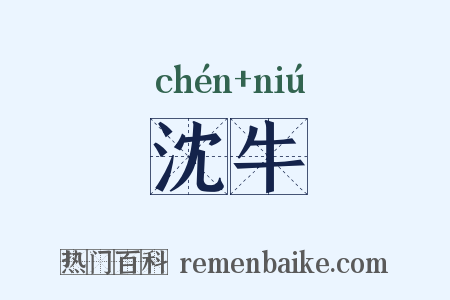 沈牛是什么意思的图片